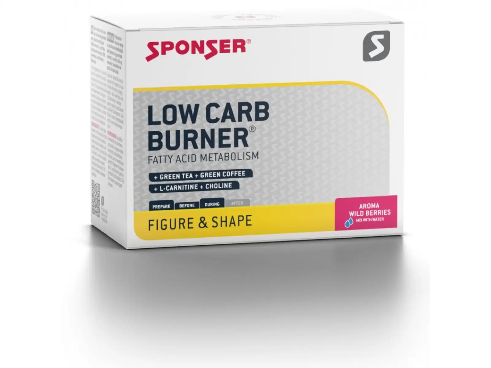 Sponser Low Carb Burner Fettverbrenner Wild Beeren (20 x 6 g)