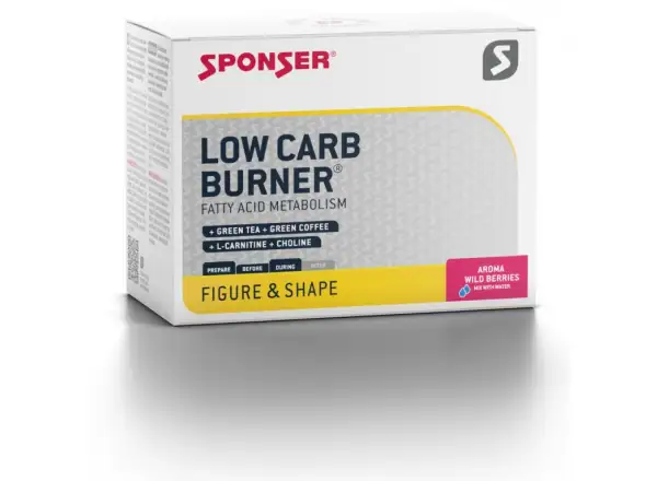 Sponser Low Carb Burner Fettverbrenner Wild Beeren (20 x 6 g)
