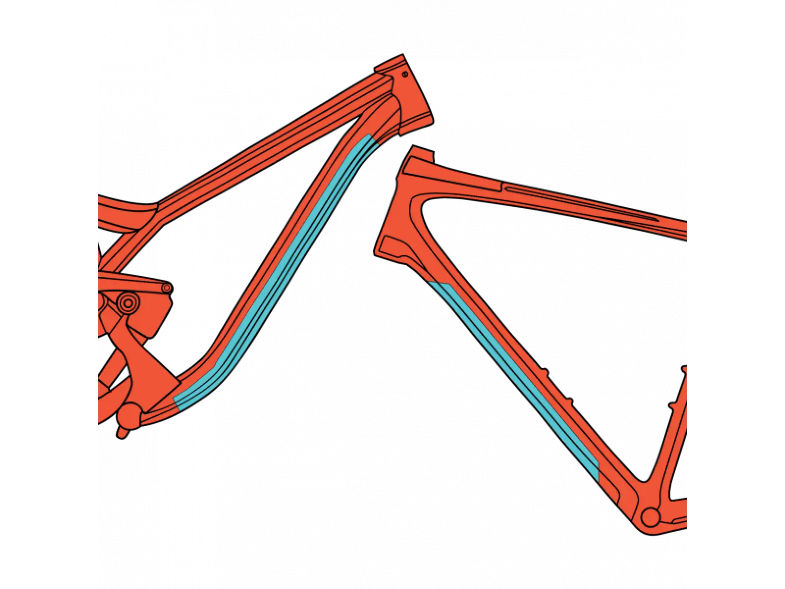 RideWrap Schutzfolie für das Unterrohr