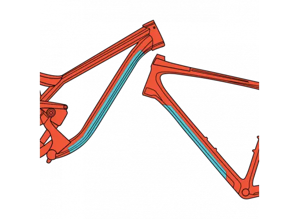 RideWrap Schutzfolie für das Unterrohr