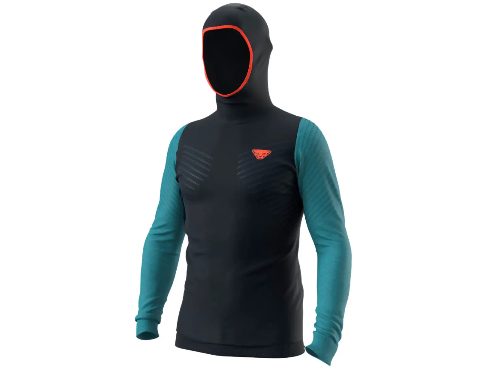 Dynafit Tigard Merino Kapuzen-Shirt für Herren, langärmliges Shirt, Blaubeere
