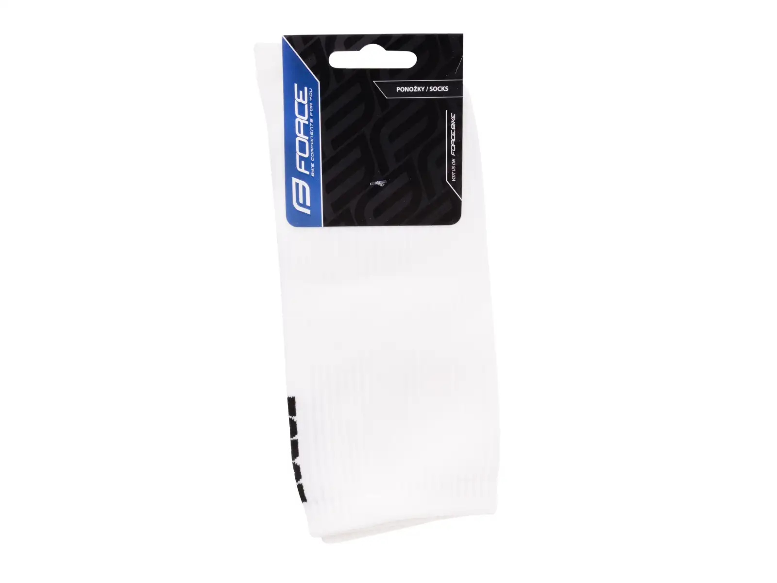 Force Longer Slim Socken - Weiß