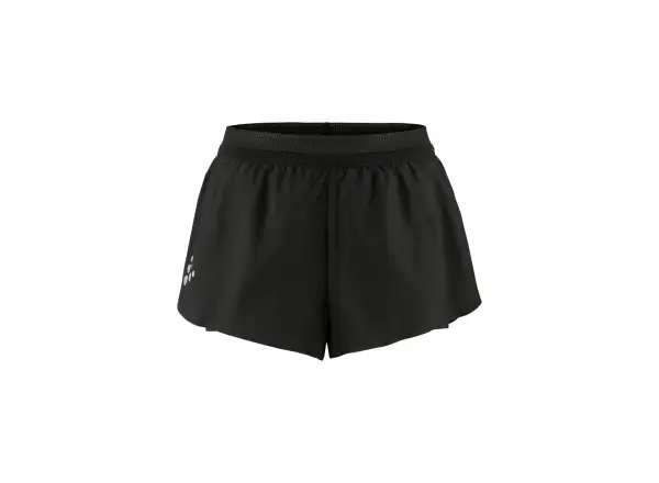 Craft Pro Hypervent Split 2 Damen-Laufshorts Schwarz