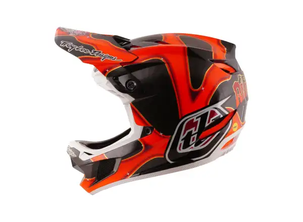 Troy Lee Designs D4 Carbon Red Bull Rampage Helm Dreamland Black