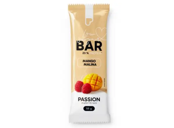 Passion Low sugar bar Mango & Himbeeren 55g