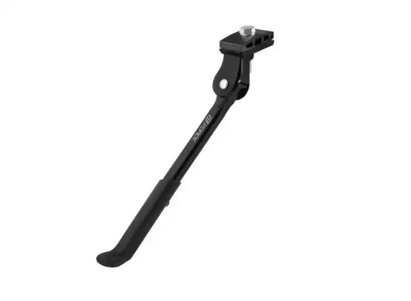 Force 12-20" Alu Ständer in Schwarz unter dem Rahmen.