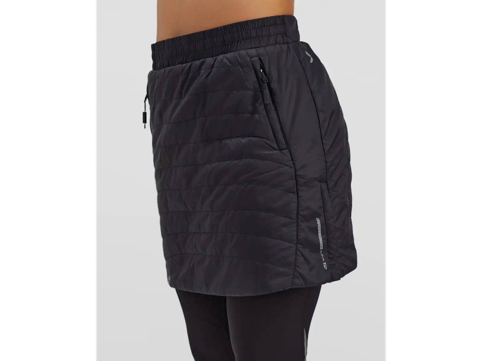 Silvini Cucca Damen Primaloft Rock Schwarz/Wolke