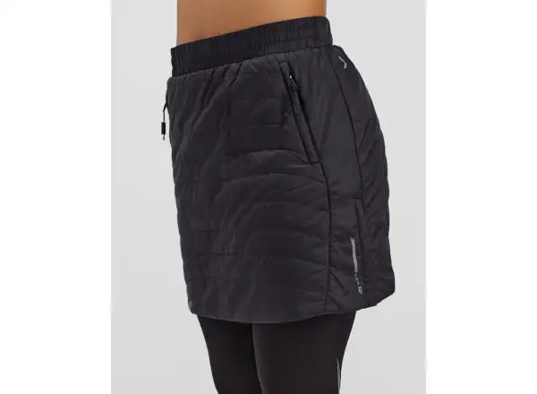 Silvini Cucca Damen Primaloft Rock Schwarz/Wolke