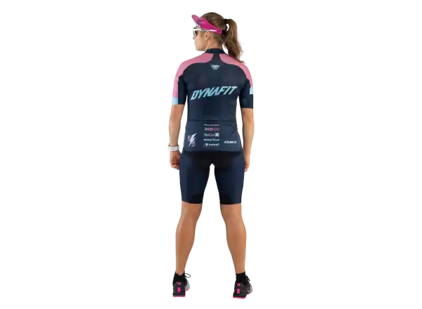 Dynafit Squad Damen Kurzarmtrikot mokarosa