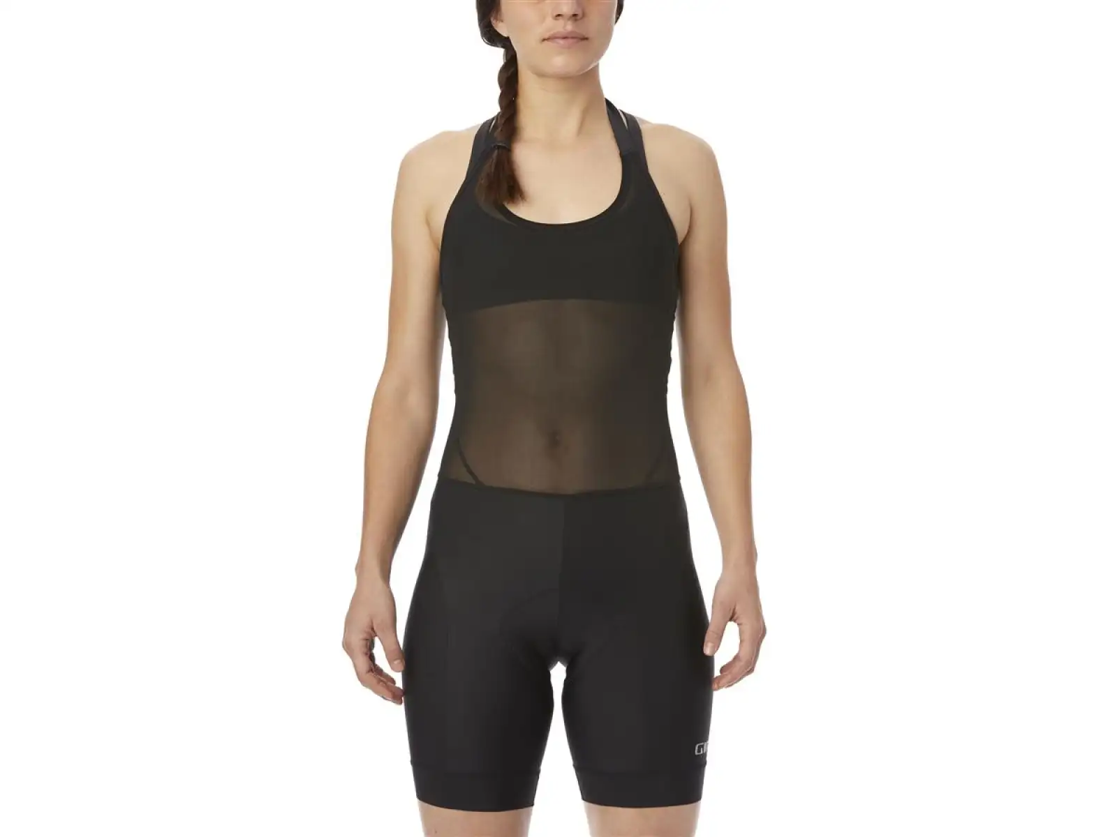 Giro Chrono Sport Halter Bib Damen Shorts mit Latz und Polster Black
