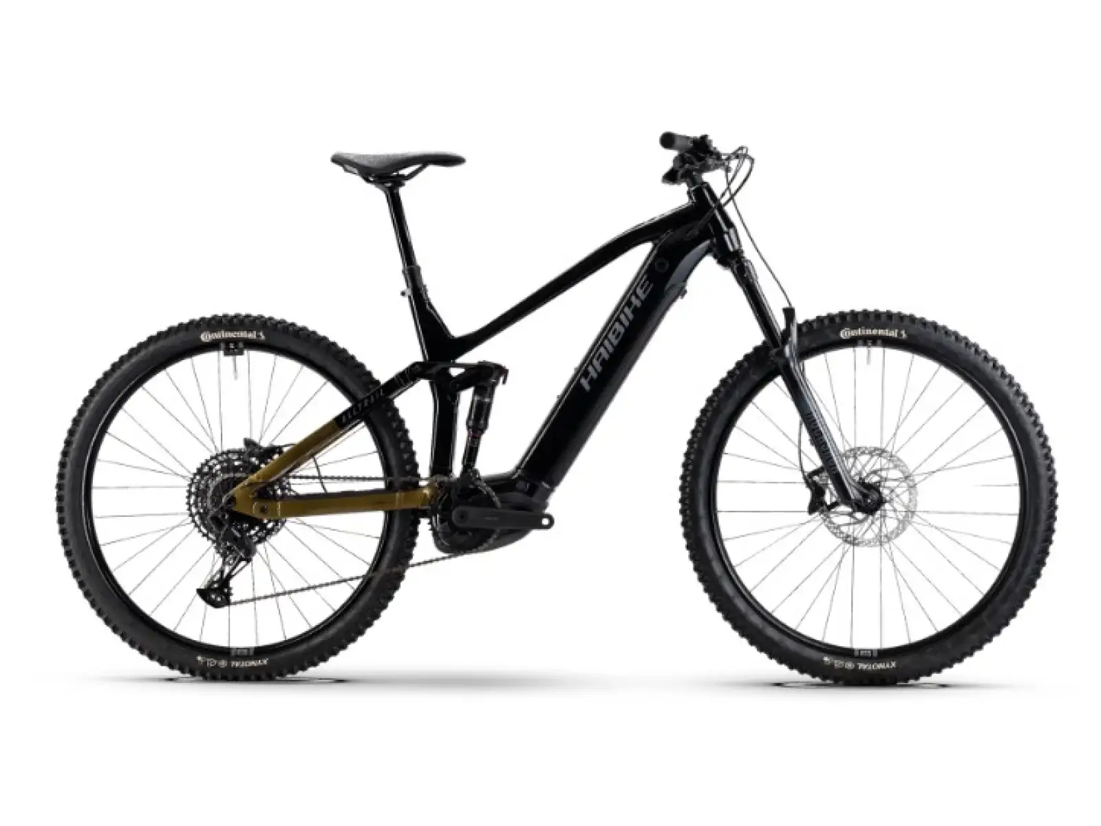 Haibike ALLTRAIL 10 800Wh vollgefedertes E-Bike black/ninja gold/grey