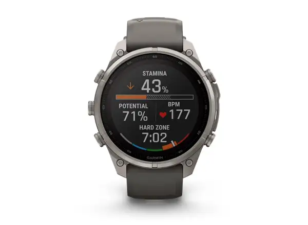 Garmin Fénix 9 Pro inReach Solar 47 mm Titan Pebble Gray/Silver Gray