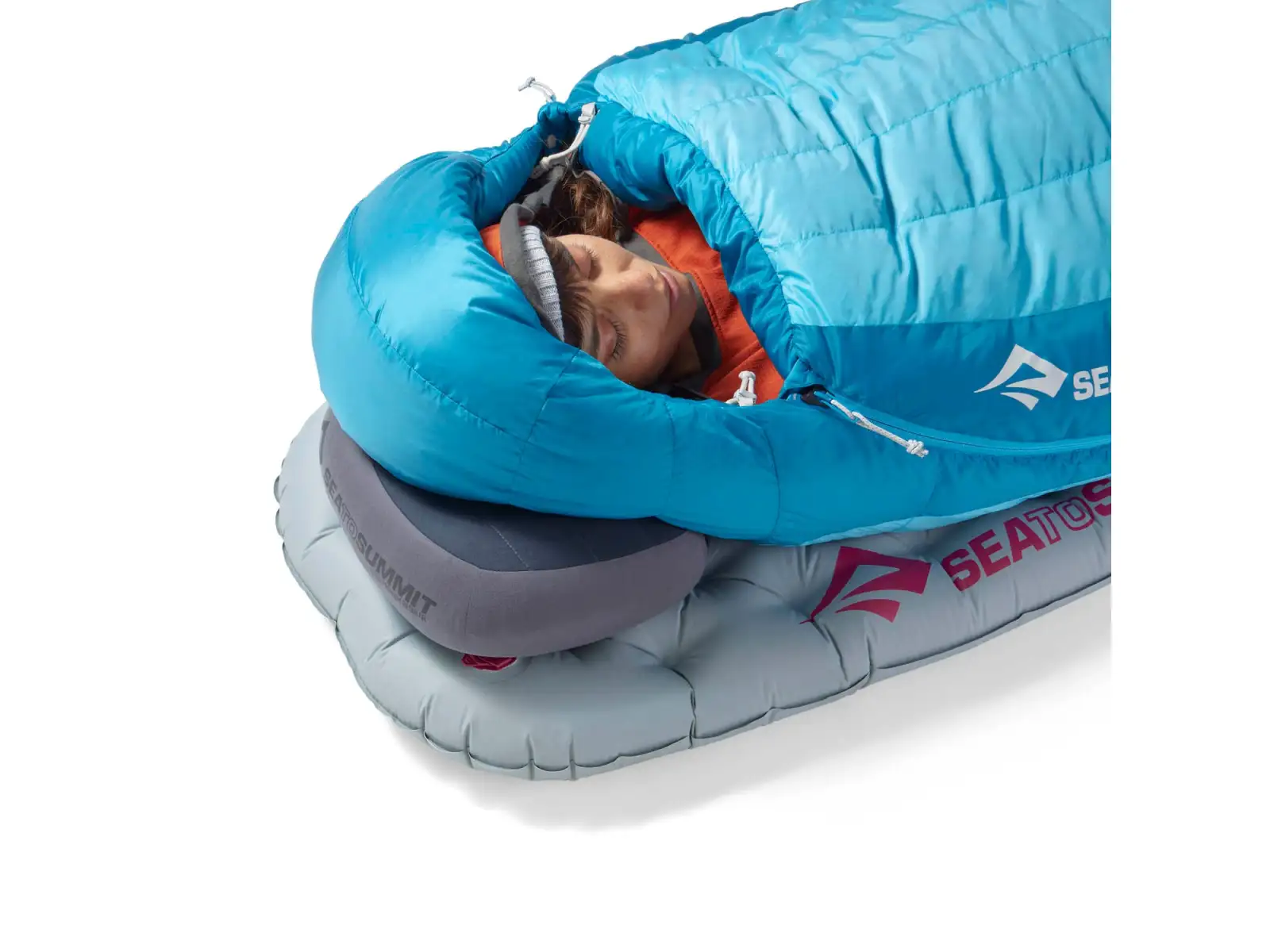 Sea To Summit Trek Damen-Schlafsack -9C Blue Atoll