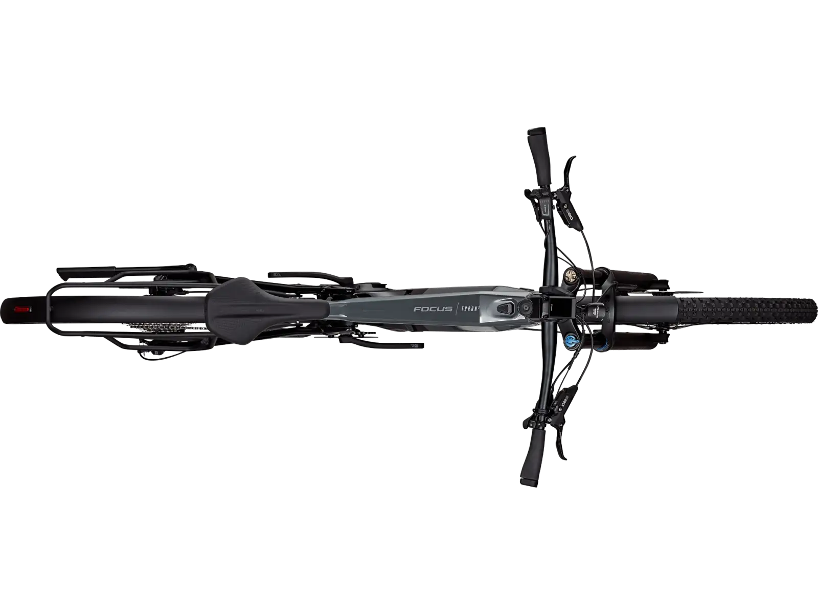 Focus Thron2 6.8 EQP DI 625Wh vollgefedertes E-Bike Slategrey/Magicblack