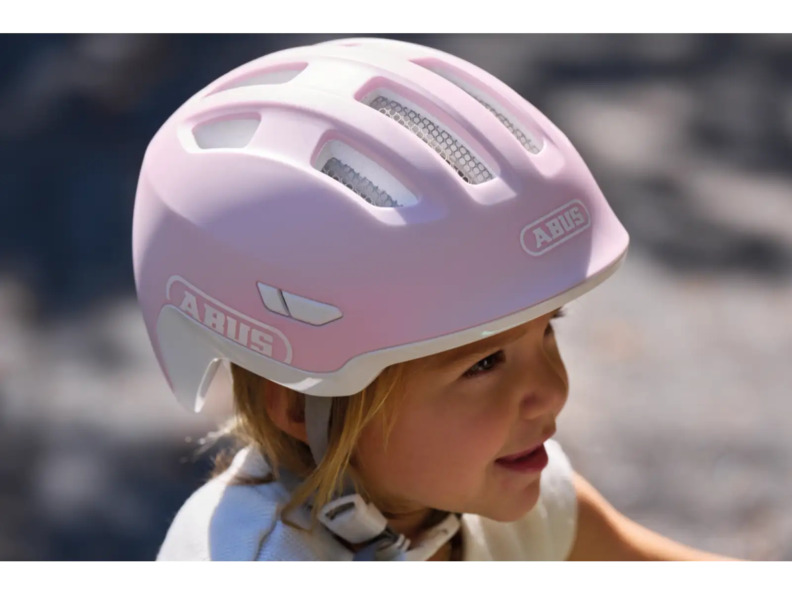 Abus Smiley 3.0 Ace LED Kinderhelm Pure Rose