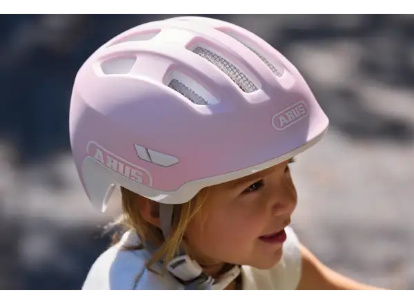 Abus Smiley 3.0 Ace LED Kinderhelm Pure Rose