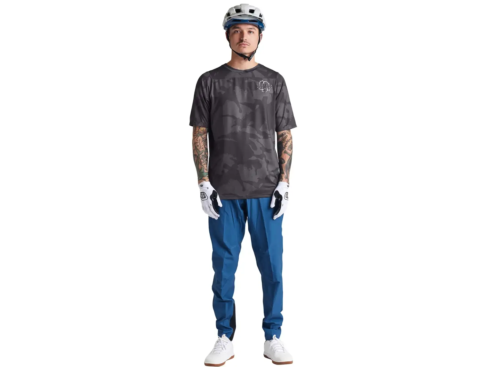 Troy Lee Designs Skyline Herren-Trikot Kurzarm Shadow Camo Carbon
