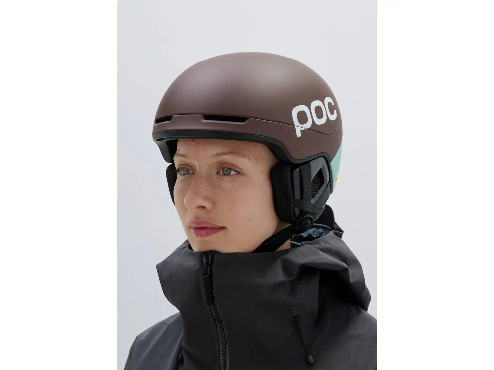 POC Obex Contour Skihelm Bronzite Brown Matt/Lazurite Blue Matt