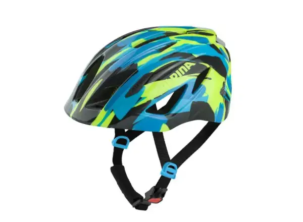 Alpina Pico Flash Helm Neon/Blue Green Gloss