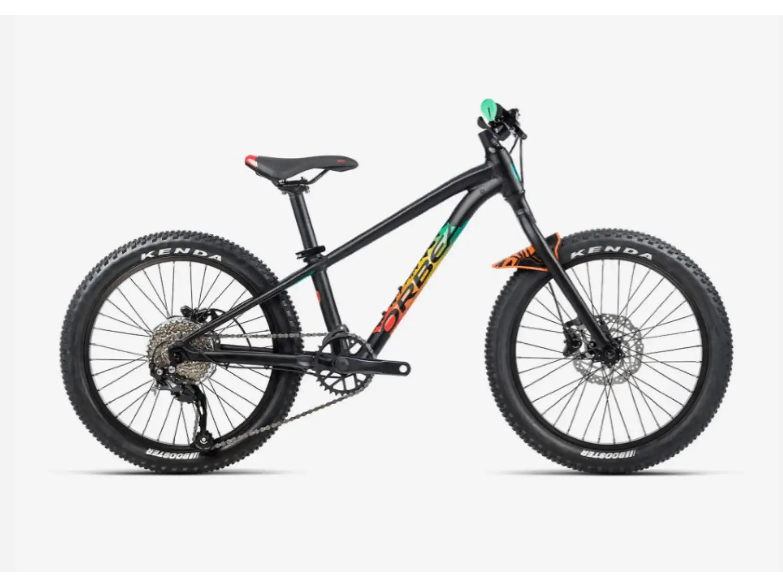 Orbea Laufey 20 H30 Kinderfahrrad Schwarz/Regenbogen