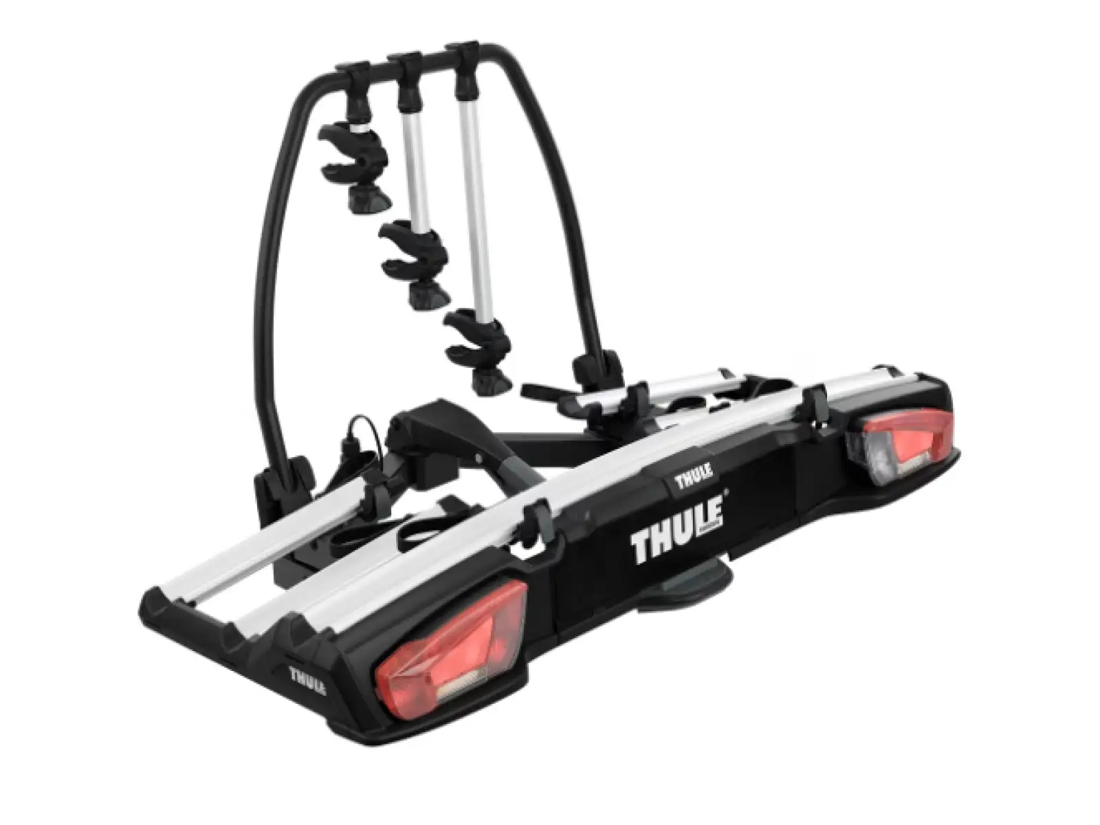 Thule VeloSpace XT Fahrradträger für Anhängerkupplung für 3-4 Fahrräder