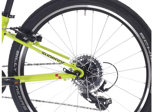 Superior RACER 24 Kinderfahrrad Matte Radioactive Yellow