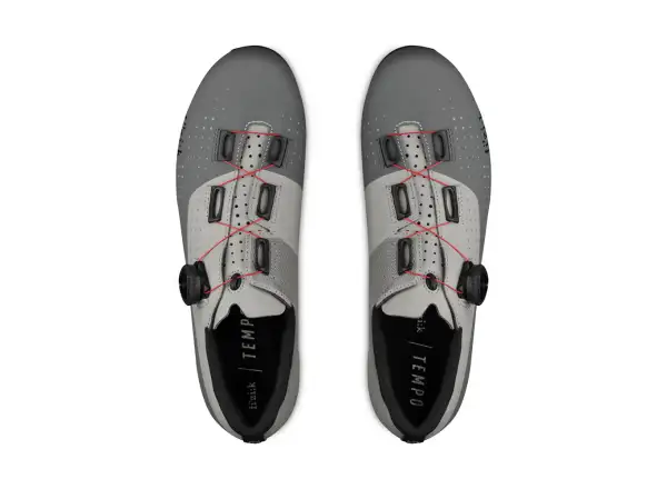 Fizik Tempo Overcurve R4 Herren-Rennradschuhe Grey/Red