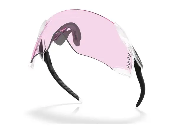 Oakley Velo Kato Fahrradbrille Matte Clear/Prizm Low Light