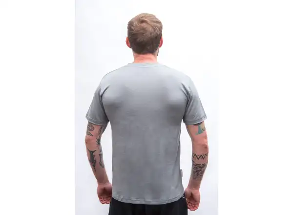 Sensor Merino Active Mountains Herren T-Shirt Kurzarm grau