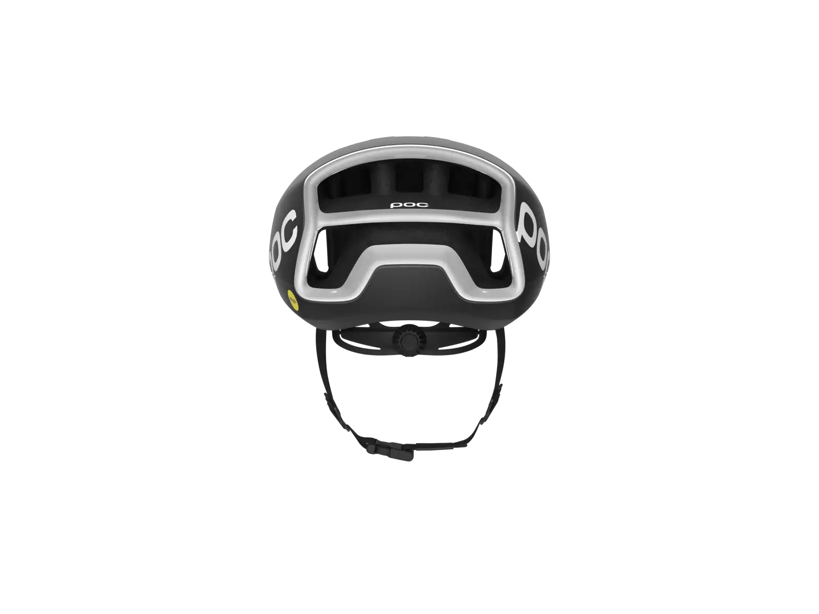 POC Cytal Straßenhelm Uranium Black Matt/Hydrogen White/Logo