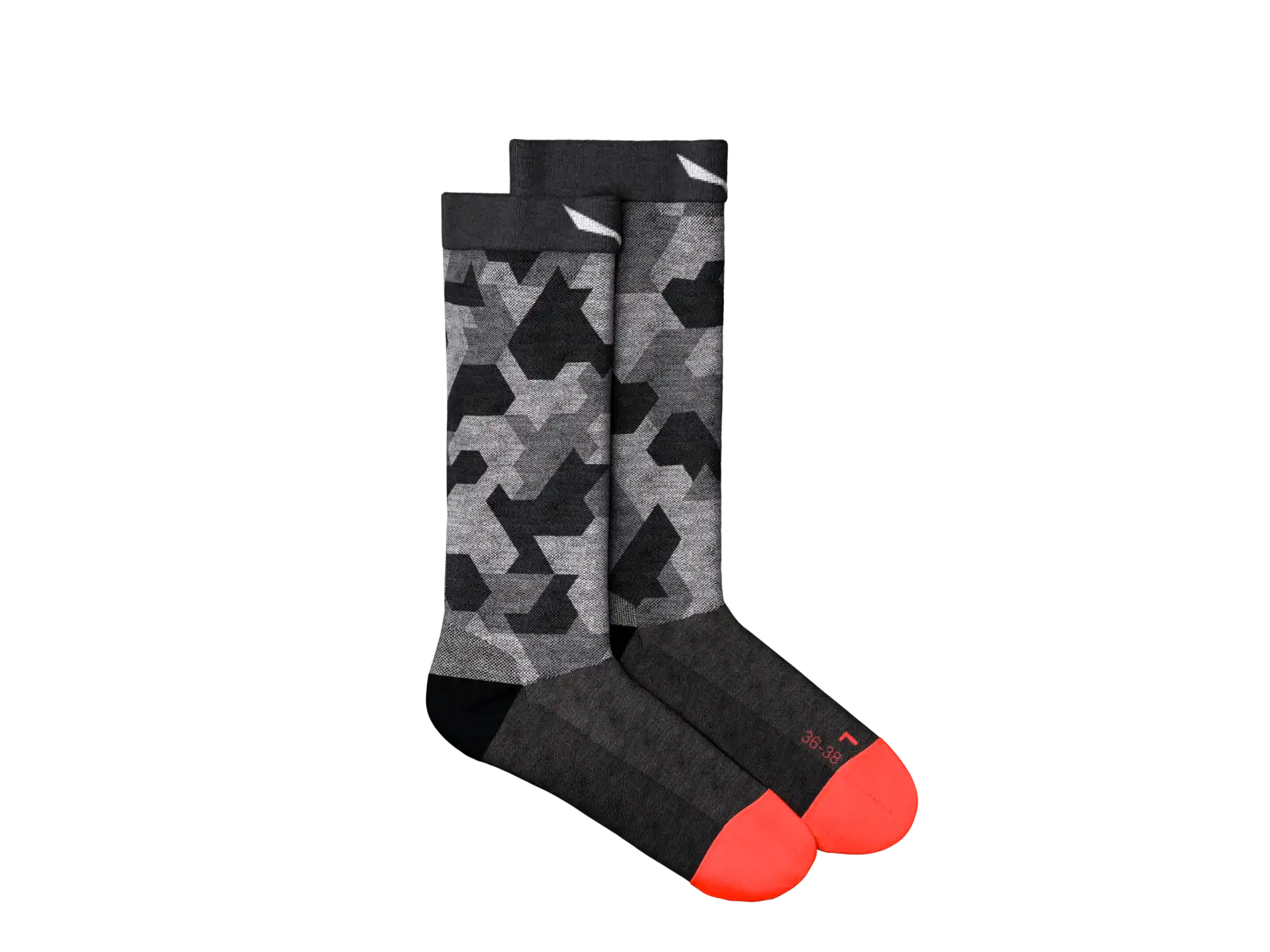 Salewa Pedroc Camo Merino Crew Damensocken Black Out