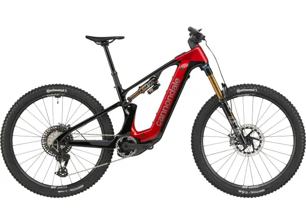Cannondale Moterra Carbon 1 vollgefedertes E-Bike Metallic Red