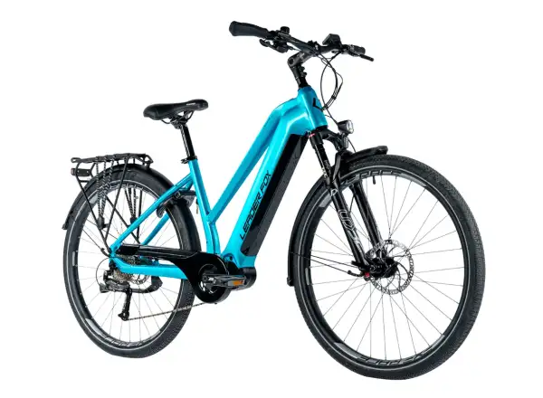Leader Fox Denver 28 Damen Trekking Elektrofahrrad Blau