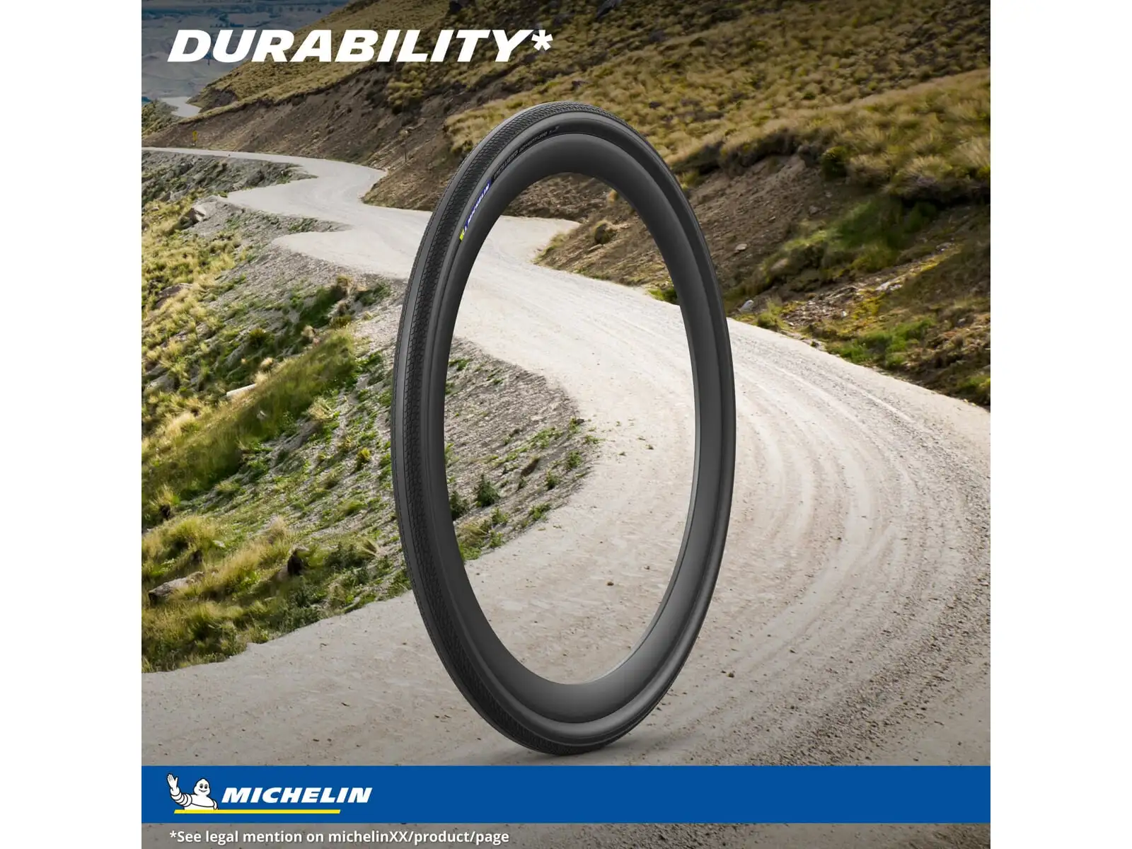 Michelin Power Adventure TS TLR Wettbewerbslinie 700x30C Schotterreifen Kevlar Schwarz