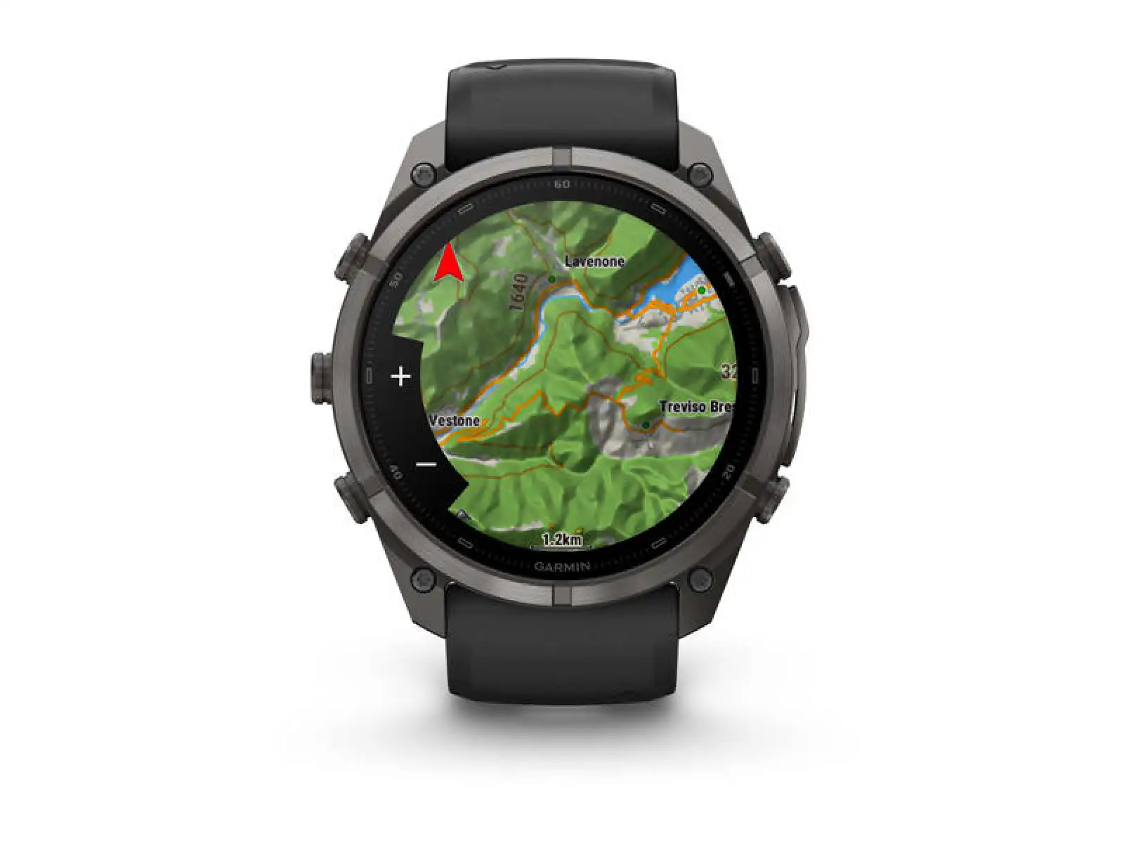 Garmin Fénix 9 Pro inReach 47 mm Smartwatch Carbon gray DLC Titanium Black/Pebble gray