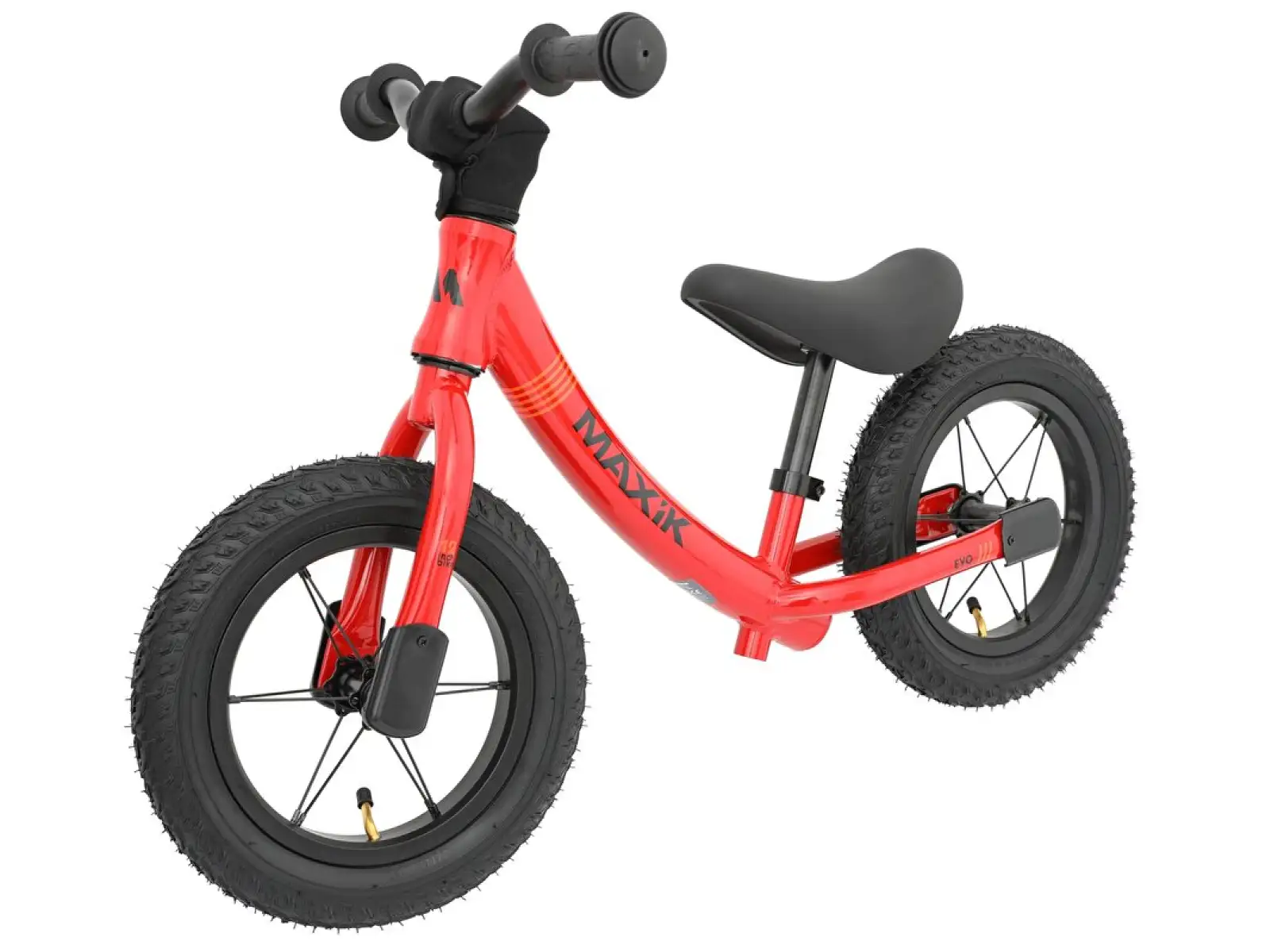 MAXÍK Evo Lite Kinderlaufrad rot/orange + Riemen YAK