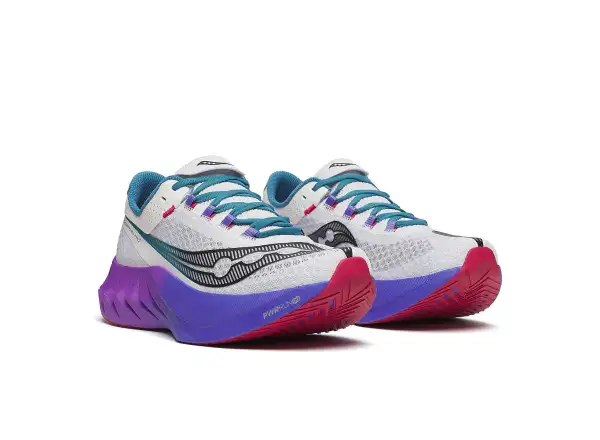 Saucony Endorphin Pro 4 Galaxy Herren-Laufschuhe White/Shadow