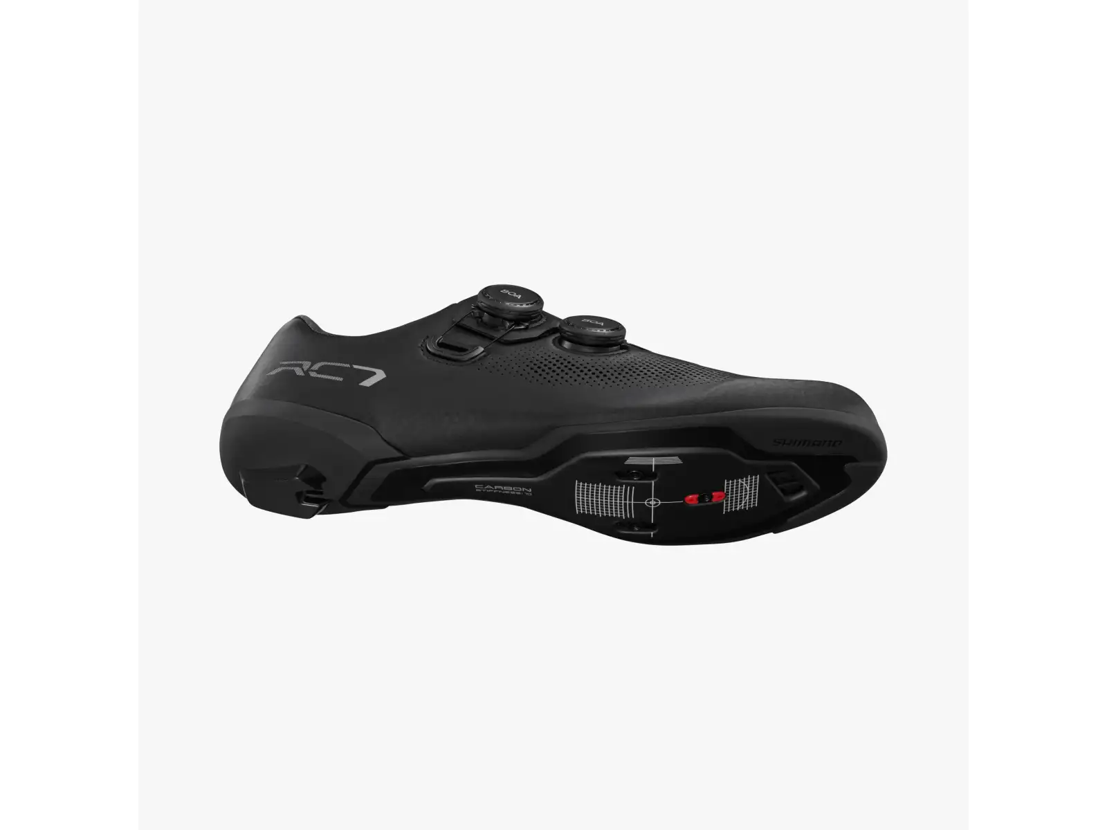 Shimano SH-RC703 Herren Rennradschuhe Schwarz