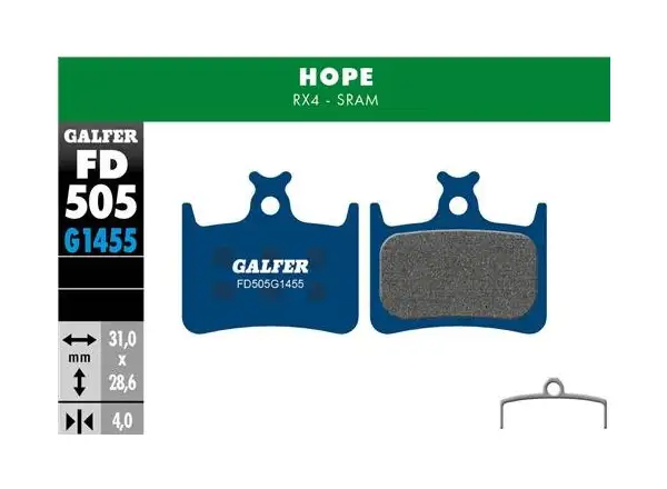 Galfer FD505 Road G1455 Bremsbeläge für Hope.