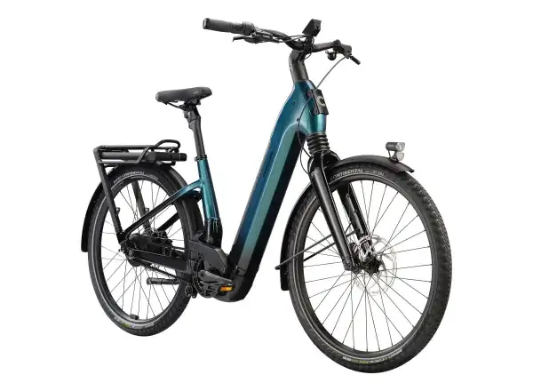 Cannondale Mavaro 1 LSTH Deep Teal Tiefeneinsteiger-Stadtelektrofahrrad