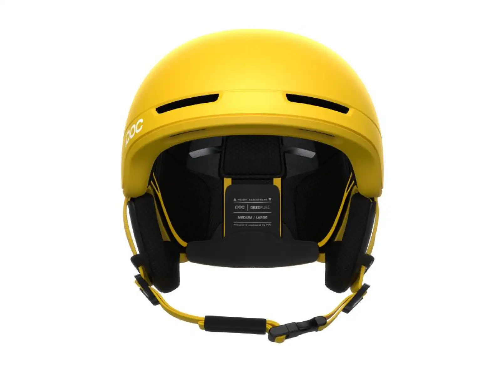 POC Obex Pure Skihelm Sulphite Yellow Matt