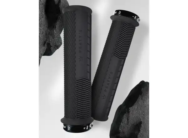 Peaty's Monarch Knurl Thick Griffe Schwarz