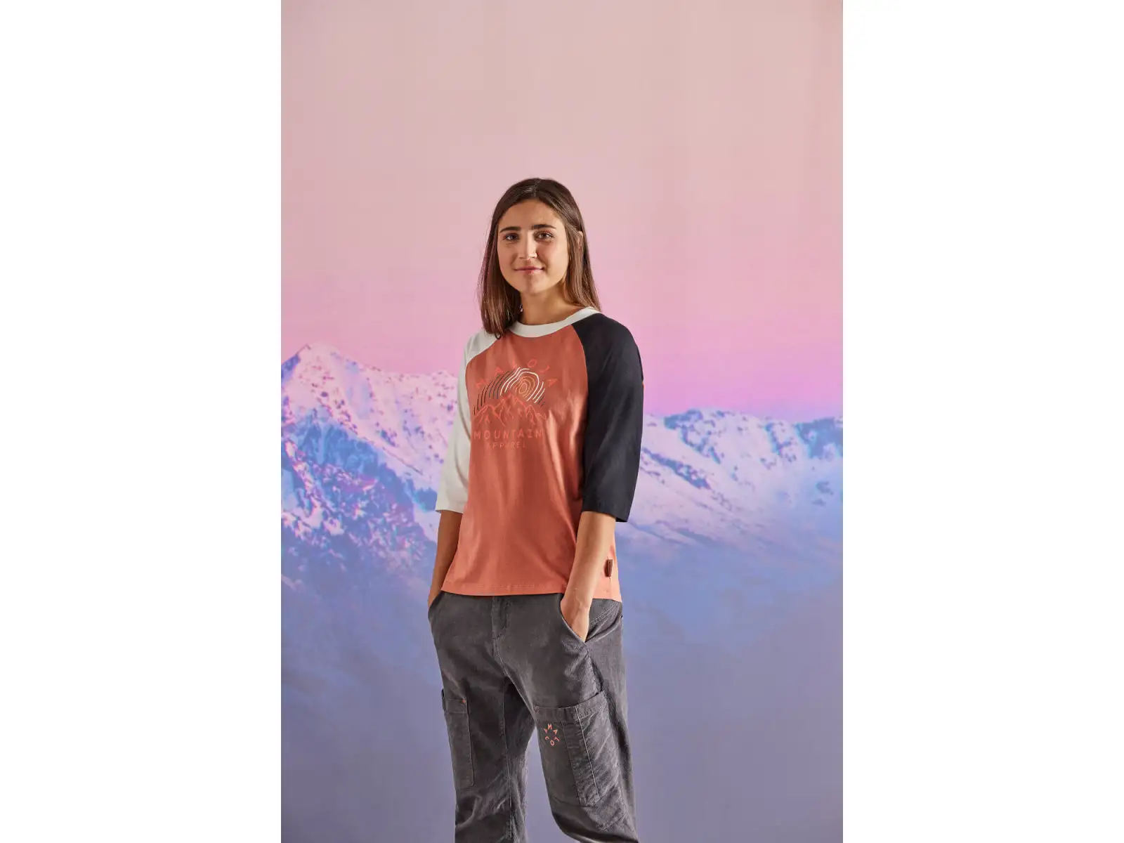 Maloja CorteM. Damen-Trikot 3/4-Ärmeln moonless