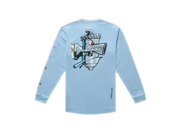 Troy Lee Designs Youth Ruckus Ride Kindertrikot Langarm Carbs Dawn Blue