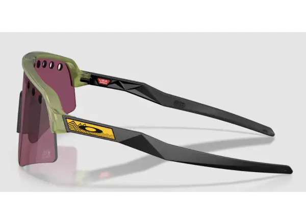 Oakley Sutro Lite Sweep Brille Tour De France Matte Transparent Fern/Prizm Road Black