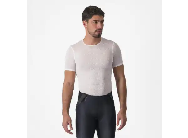 Castelli Pro Mesh 2.0 Funktionsshirt kurze Ärmel weiß