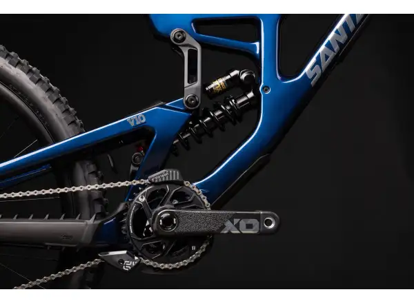 Santa Cruz V10 8 CC MX 27 DH S Downhill-Fahrrad Gloss Liquid Blue