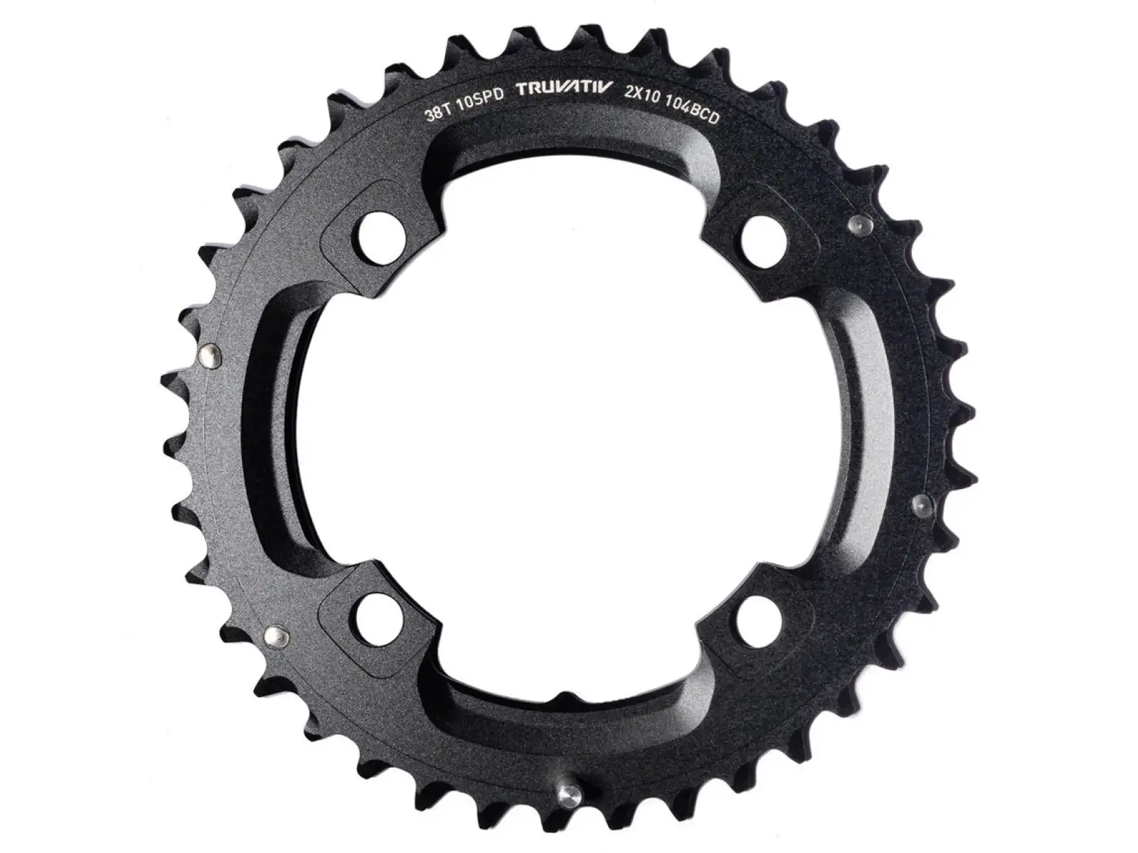 Truvativ Kettenblatt MTB 38Z 104 mm L-Pin Alu schwarz