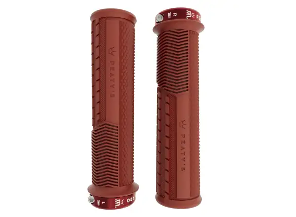 Peatys Monarch Pro Knurl Thin Griffe Brick red