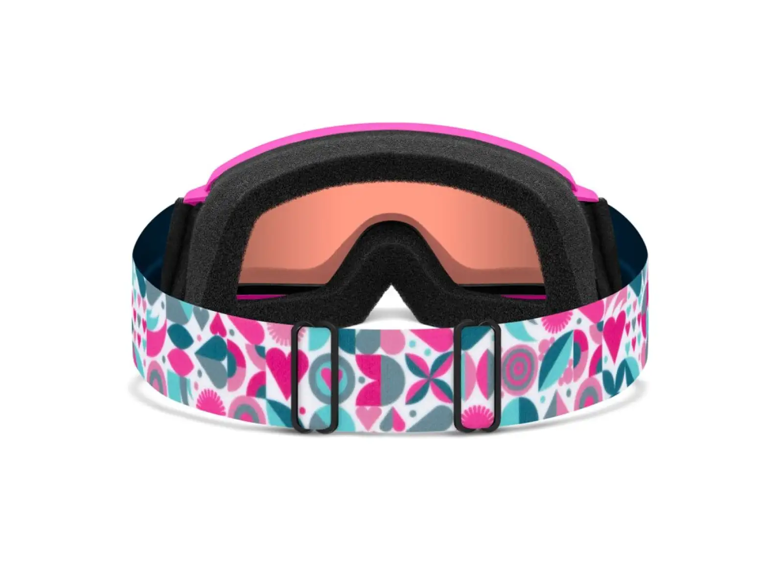 Smith Rascal Kinder Skibrille Vivid Pink Hearts / RC36